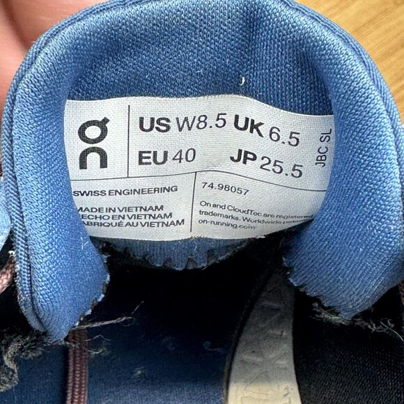 On Cloudvista Waterproof Shoes Womens Size 8.5 Brown Trail Running CloudTec - Picture 10 of 10